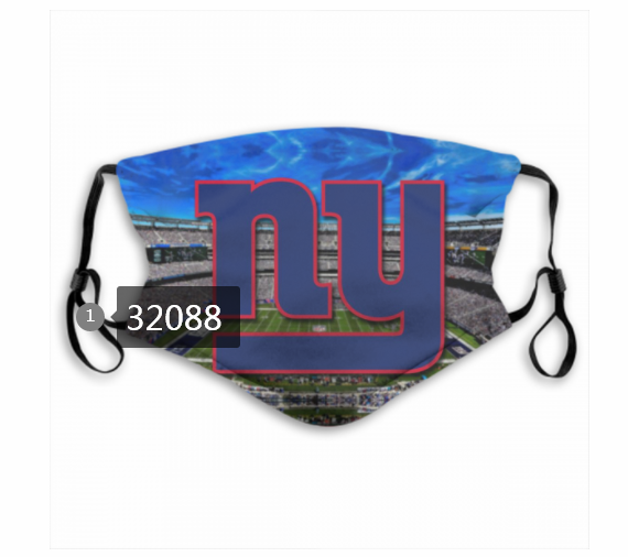 NFL 2020 New York Giants82 Dust mask with filter